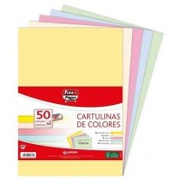 CARTULINAS GRAFOPLAS A4 COLORES 50