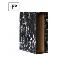 CAJA PARA ARCHIVADOR JASPEADO A-Z FOLIO NEGRO ANCOR 002065 (MIN25) (Espera 4 dias)