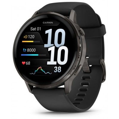 SMARTWATCH GARMIN VENU 4 45 MM BISEL NEGRO-SX144 SMARTWATCH GARMIN VENU 4 45 MM BISEL NEGRO