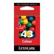 LEXMARK Z1520, Multifuncion X4850/6570/9350/9570 Cartucho Color nº43