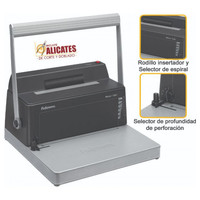 FELLOWES Encuadernadora de Espiral Met&aacute;lico Metal 100R (0200401)