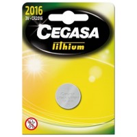 CEGASA PILA LITIO BOTON CR2016 3V BT BLISTER