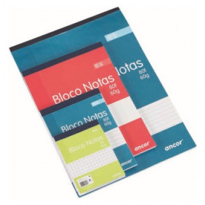 BLOC DE NOTAS ENCOLADO 80H 60G A4 RAYADO HORIZONTAL PA20BLNCSTA4P0001 ANCOR 088518 (MIN40) (Espera 4 dias)