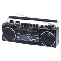 RADIO GRABADORA TREVI USB SD BLUETOOTH CASSETTE RR 501 BT NEGRO