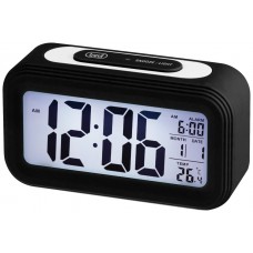 RELOJ DIGITAL CON ALARMA Y TERMÓMETRO TREVI SL 3068 S NEGRO