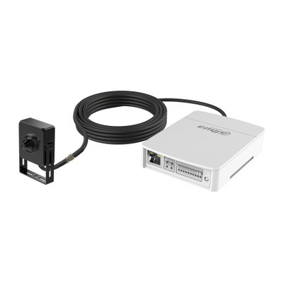 (DH-IPC-HUM8441E-E1-L4-S3) DAHUA CAMARA IP PINHOLE 4MP KIT-L4 CON MAIN BOX Y CABLE COAXIAL 8M, M12, F2.0, ALARM IN/OUT, SOPORTA MICROSD HASTA 512GB, 2.8MM (Espera 4 dias)