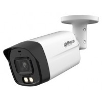 (DH-HAC-HFW1509TLMP-IL-A-0280B-S2) DAHUA CÁMARA HÍBRIDA BULLET HDCVI 5MP FULL COLOR SOPORTE METAL LUZ DUAL INTELIGENTE MICRO INTEGRADO 2.8MM (Espera 4 dias)