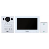 (DHI-KTX01(F)/DHI-VTO2003F/DHI-VTH5123H-W-S2) DAHUA KIT VIDEOPORTERO PARA INSTALACION EMPOTRADA, 2 HILOS, IP65, IK07 (Espera 4 dias)