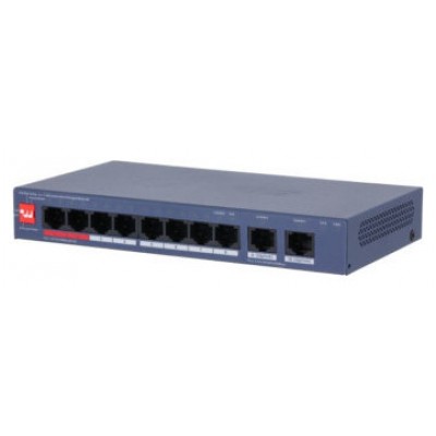 (DH-CS4010-8ET2GT-110) DAHUA GENERAL NETWORK SWITCH (Espera 4 dias)