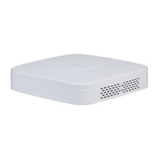 (DHI-NVR4104-P-4KS3) DAHUA GRABADOR IP 4 CANALES POE, 1U SMART LITE BLANCO (Espera 4 dias)