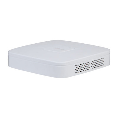 (DHI-NVR4104-P-4KS3) DAHUA GRABADOR IP 4 CANALES POE, 1U SMART LITE BLANCO (Espera 4 dias)