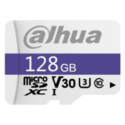 DAHUA MICROSD 128GB MICROSD CARD, READ SPEED UP TO 95 MB/S, WRITE SPEED UP TO 38 MB/S, SPEED CLASS C10, U3, V30, TBW 80TB (DHI-TF-C100/128GB) (Espera 4 dias)