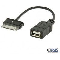 Nanocable 10.10.4000 cable de teléfono móvil Negro USB A Samsung 30-pin 0,15 m (Espera 4 dias)-1SX Nanocable 10.10.4000 cable de teléfono móvil Negro USB A Samsung 30-pin 0,15 m (Espera 4 dias)