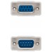 Cable Serie Modem, DB9/M-DB9/H, Beige, 3.0 m