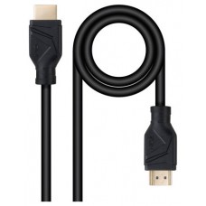 NANOCABLE CABLE HDMI V2.1 CCS, A/M-A/M, NEGRO, 1 M-SX1 NANOCABLE CABLE HDMI V2.1 CCS, A/M-A/M, NEGRO, 1 M