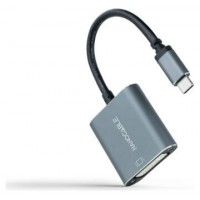USB-C - DVI-D, 1920 x 1200, 0.15 m, Gris