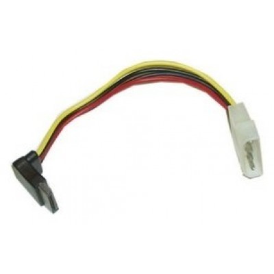 Nanocable CABLE SATA ALIMENTACION ACODADO 5.25"(MOLEX 4PIN)/M-SATA/H 16 CM OEM (Espera 4 dias)