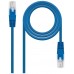 CABLE RED LATIGUILLO RJ45 CAT.5E UTP AWG24 AZUL 2.0 M