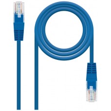 CABLE RED LATIGUILLO RJ45 CAT.6 UTP AWG24 AZUL 3.0 M