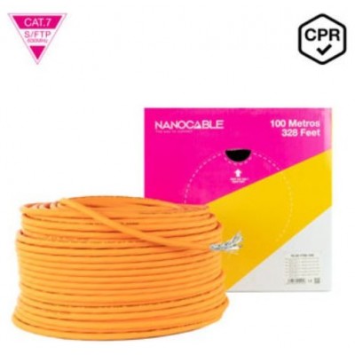 Nanocable Cable Red CAT7 CPR LSZH AWG23 100M