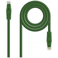 CABLE DE RED LATIGUILLO RJ45 UTP CAT6A AWG24 LSZH 0.25 M VERDE NANOCABLE (Espera 4 dias)