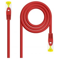 CABLE RED LATIGUILLO RJ45 CAT.6A LSZH SFTP AWG26, 0.30M ROJO NANOCABLE (Espera 4 dias)