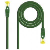 CABLE DE RED LATIGUILLO RJ45 SFTP CAT6A AWG26 1 M VERDE NANOCABLE (Espera 4 dias)