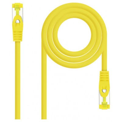 CABLE DE RED LATIGUILLO RJ45 SFTP CAT6A AWG26 3 M AMARILLO NANOCABLE (Espera 4 dias)