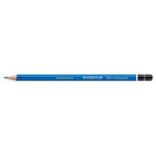 LAPIZ GRAFITO MARS LUMOGRAPH 100, GRAD. B STAEDTLER 100-B (MIN12) (Espera 4 dias)