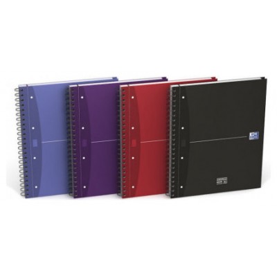 CUADERNO EUROPEANBOOK 4 TAPA EXTRADURA A4+ 120 HOJAS 5X5 COLORES SURTIDOS ESSENTIALS OXFORD 100104738 (MIN5) (Espera 4 dias)