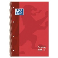 CUADERNO OXFORD A4+ ROJO