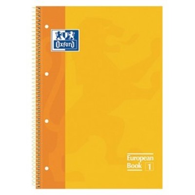 Oxford Europeanbook 1 cuaderno y block A4 80 hojas Amarillo (MIN5) (Espera 4 dias)