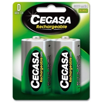 CEGASA PILA RECARGABLE HR20 3000 MAH 1 2V BL.2 UDS