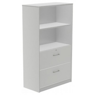 ARMARIO MEDIO CARPETERO156X90X45 ESTRUCTURA ALUMINIO/FRONTALES GRIS ROCADA 1056AN02V24 (Espera 4 dias)