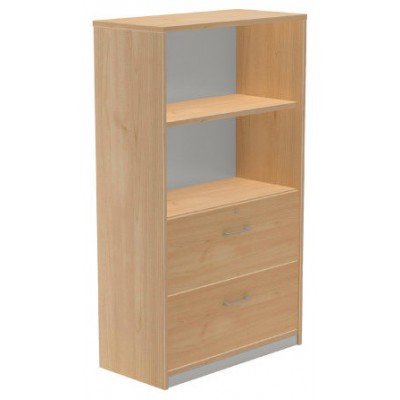 ARMARIO MEDIO CARPETERO 156X90X45 ESTRUCTURA ROBLE/FRONTALES ROBLE ROCADA 1056AR08V24 (Espera 4 dias)