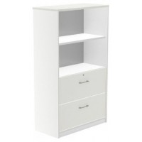 ARMARIO MEDIO CARPETERO 156X90X45 ESTRUCTURA BLANCA/FRONTALES BLANCO ROCADA 1056AW04V24 (Espera 4 dias)