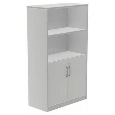 ARMARIO MEDIO CON PUERTAS BAJAS 156X90X45 ESTRUCTURA ALUMINIO/PUERTAS GRIS ROCADA 1057AN02V24 (Espera 4 dias)