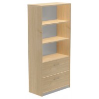 ARMARIO ALTO CARPETERO 195X90X45 ESTRUCTURA ROBLE/FRONTALES ROBLE ROCADA 1102AR08V24 (Espera 4 dias)