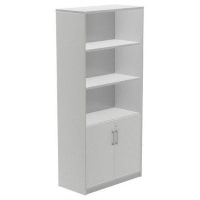 ARMARIO ALTO CON PUERTAS BAJAS 195X90X45 ESTRUCTURA ALUMINIO/PUERTAS GRIS ROCADA 1103AN02V24 (Espera 4 dias)