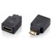 ADAPTADOR HDMI EQUIP MINI HDMI MACHO - HDMI HEMBRA