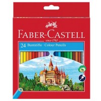 ESTUCHE 24 LAPICES COLORES HEXAGONALES HT FABER CASTELL 120124 (Espera 4 dias)