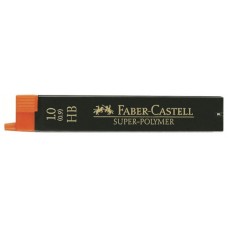 ESTUCHE 12 MINAS 0.9MM SUPER POLIMERAS HB FABER CASTELL 120900 (MIN12) (Espera 4 dias)