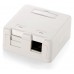 CAJA DE SUPERFICIE EQUIP KEYSTONE PARA 2 ROSETAS