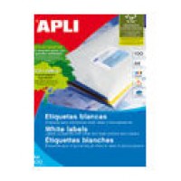 CAJA 100 HOJAS ETIQUETA BLANCA ILC 70X25.4 1270 APLI (Espera 4 dias)