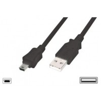 CABLE USB 2.0 TIPO A - B MINI (5PIN) 1,8M