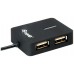 HUB USB 2.0 EQUIP LIFE A 4xUSB-A MINI HUB TRAVEL