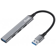 HUB USB EQUIP LIFE USB  1 PUERTO USB 3.0 3 PUERTOS USB