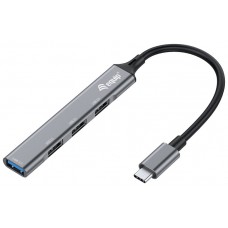 HUB USB-C EQUIP LIFE USB  1 PUERTO USB 3.0 3 PUERTOS