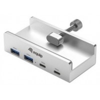 HUB USB-C EQUIP 128967 A 2xUSB-A 2xUSB-C CLIP