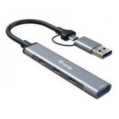 HUB USB-C EQUIP 128969 A 1xUSB-A 3xUSB-C ADAPTADOR-SX2 HUB USB-C EQUIP 128969 A 1xUSB-A 3xUSB-C ADAPTADOR